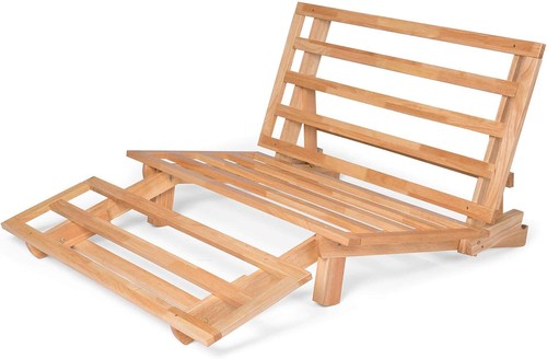 Tri fold wood futon frame - wood,